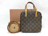 LOUIS VUITTON Monogram Louis Vuitton Spontini Handbag