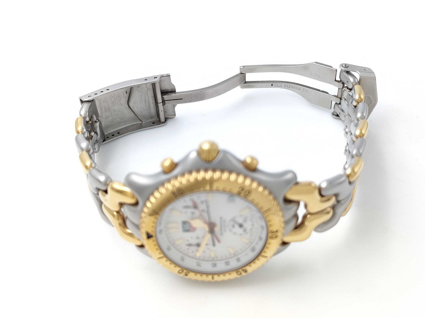 TAG Heuer S35.006 608437 White Dial Quartz Men's Watch