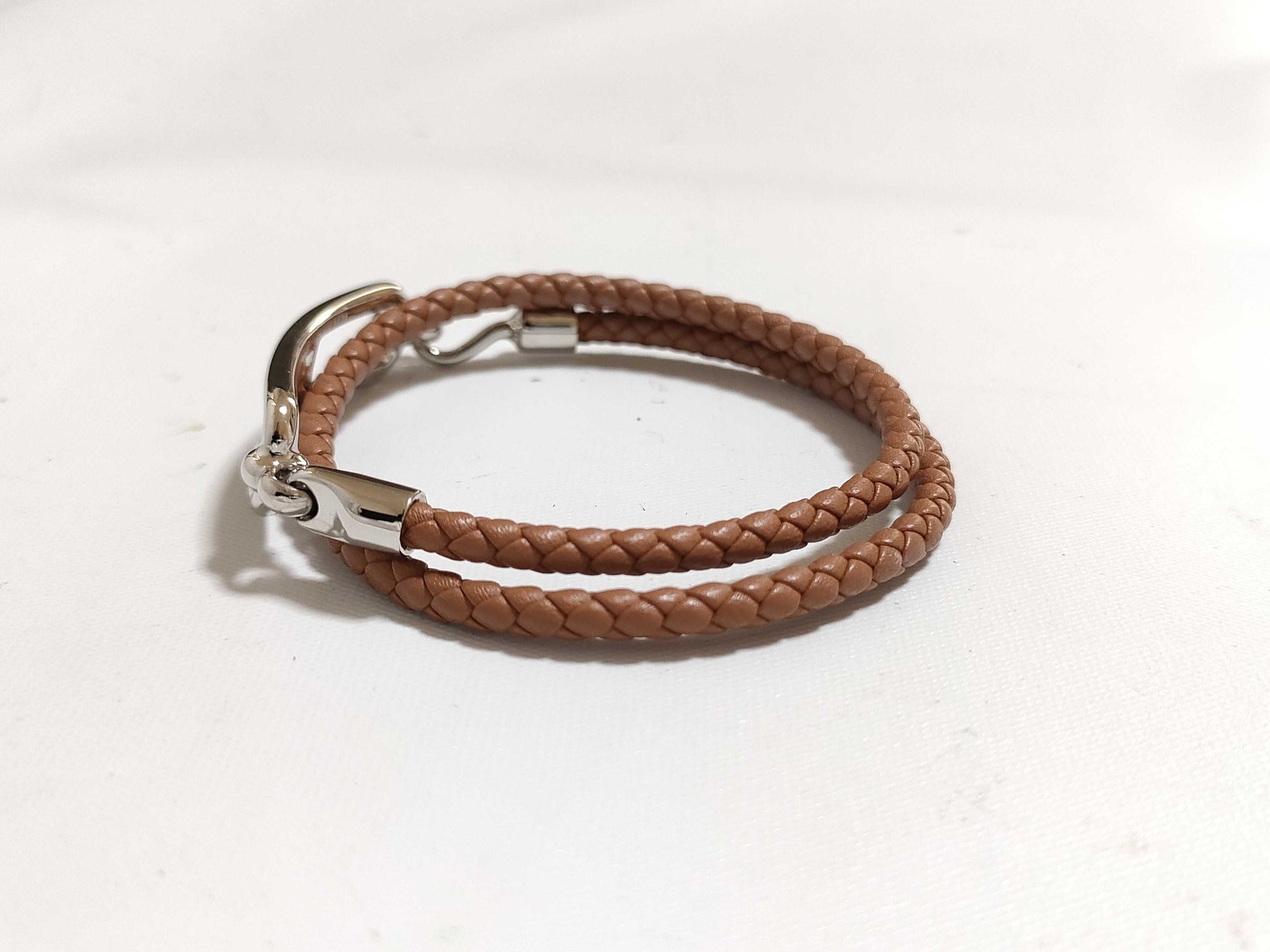 HERMES Double Tour Metal Bracelet Bracelet/Bangle