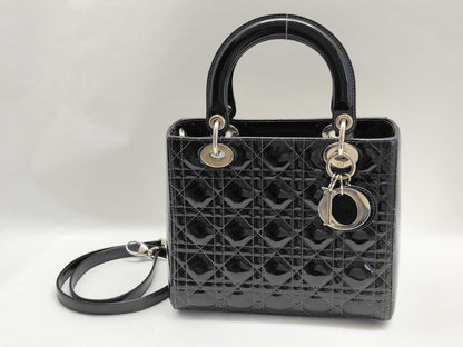 Dior Lady Dior Dior Enamel Lady Dior Handbag Handbag