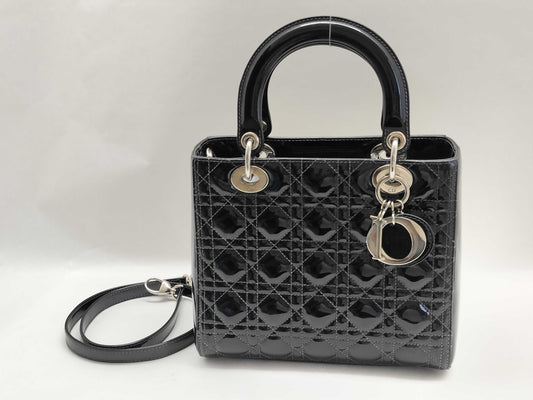 Dior Lady Dior Dior Enamel Lady Dior Handbag Handbag