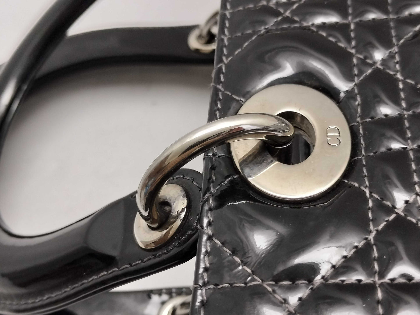 Dior Lady Dior Dior Enamel Lady Dior Handbag Handbag