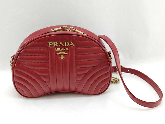 PRADA Chain Shoulder Bag Diagram Shoulder Bag