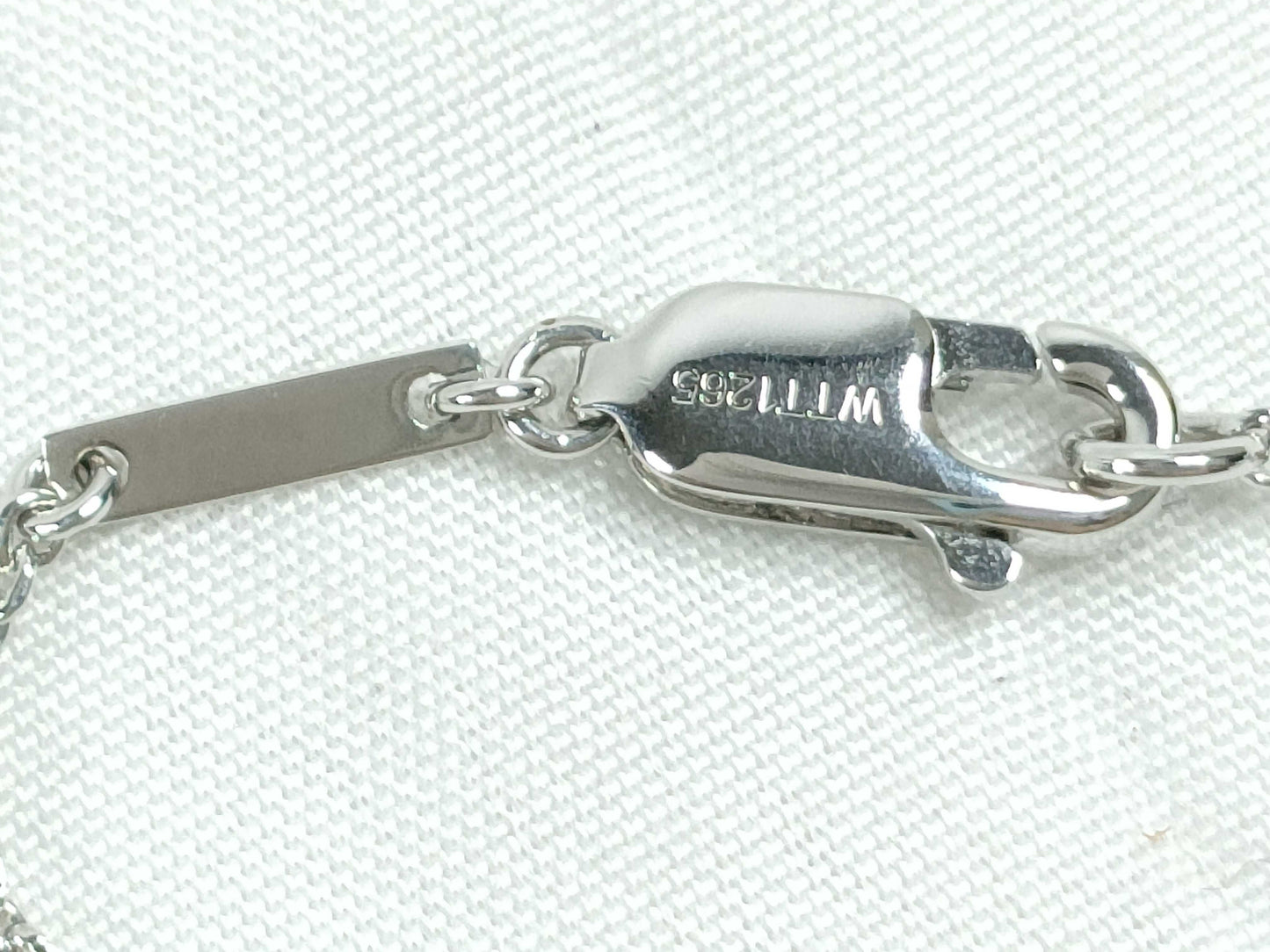 CELINE Triomphe WTT1265 Necklace GPx Rhinestone Silver Bracelet Bangle