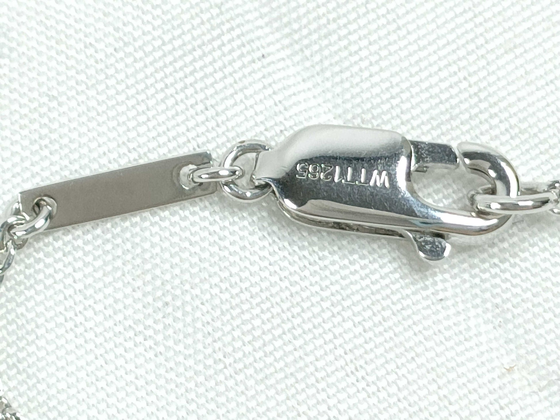 CELINE Triomphe WTT1265 Necklace GPx Rhinestone Silver Bracelet Bangle