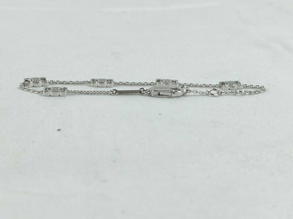 CELINE Triomphe WTT1265 Necklace GPx Rhinestone Silver Bracelet Bangle