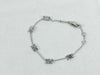 CELINE Triomphe WTT1265 Necklace GPx Rhinestone Silver Bracelet Bangle