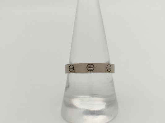 Cartier Mini Love #58 WG Au750 3.8g Ring 