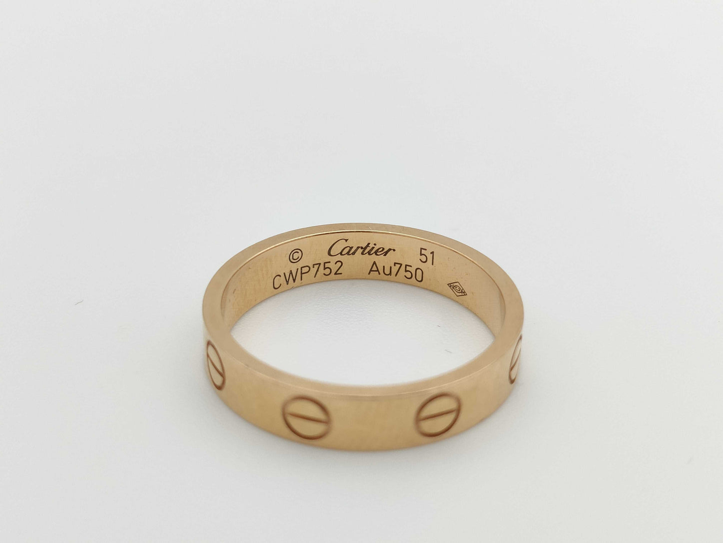 Cartier Mini Love #51 AU750 3.2g Ring 
