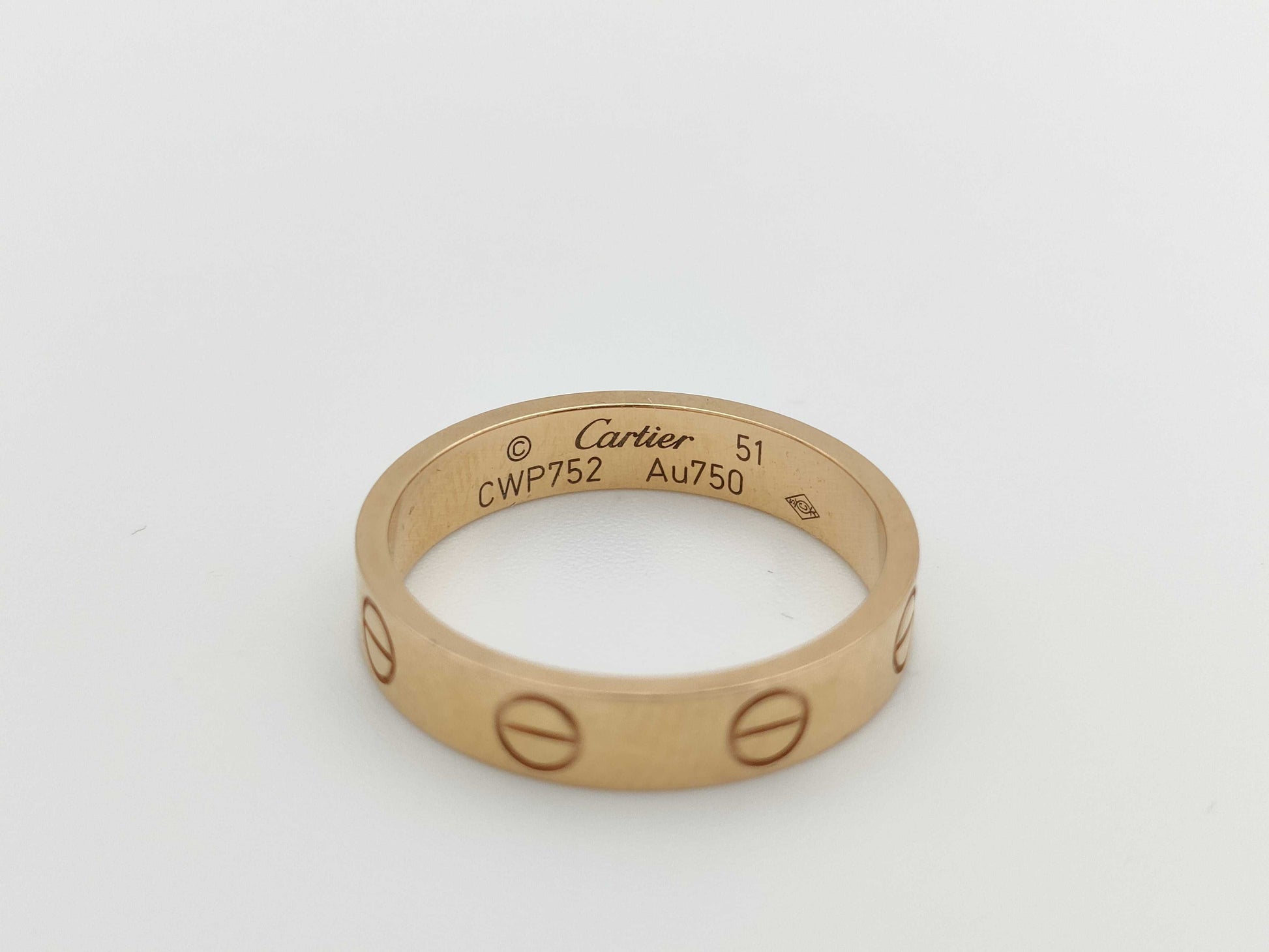Cartier Mini Love #51 AU750 3.2g Ring 