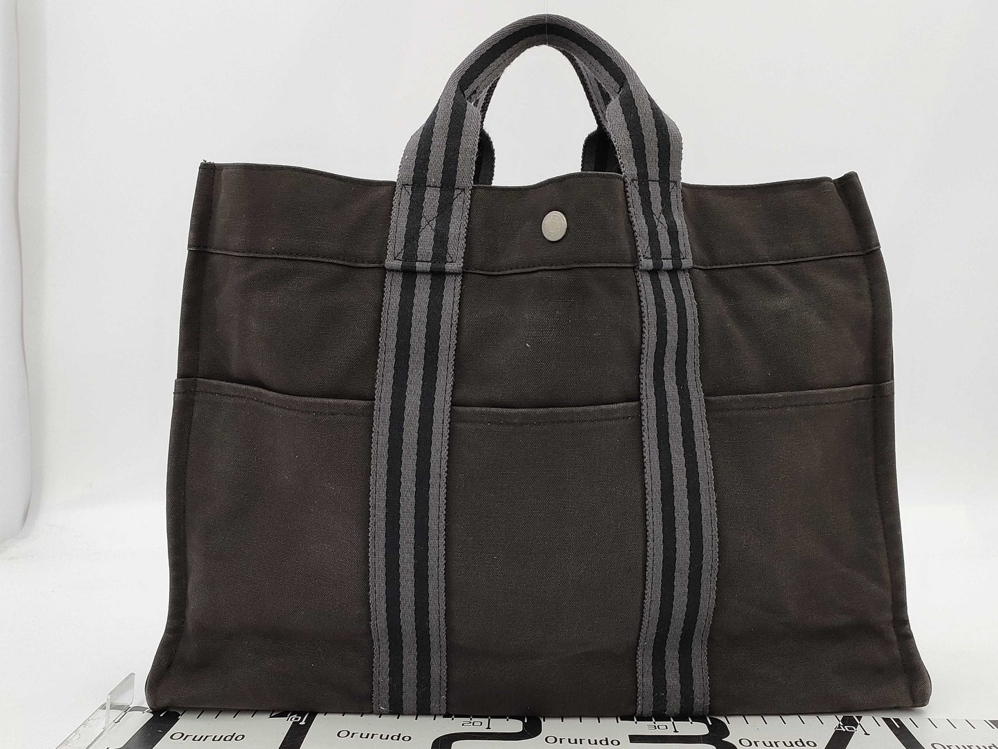 HERMES Canvas Fool-to-MM Tote Tote Tote Bag