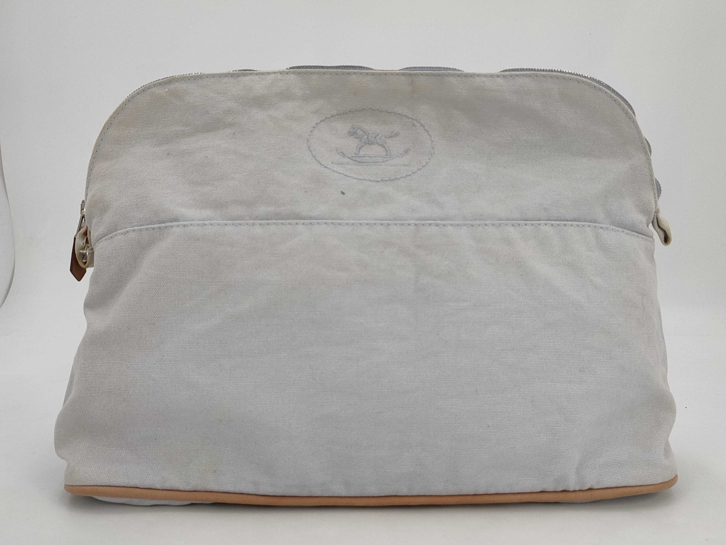 HERMES Canvas Bolly Pouch GM Pouch