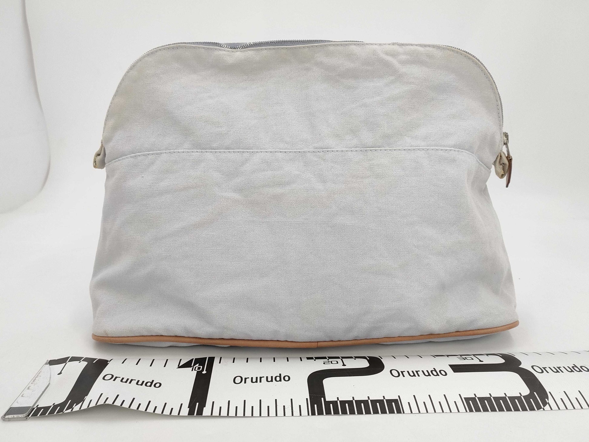 HERMES Canvas Bolly Pouch GM Pouch