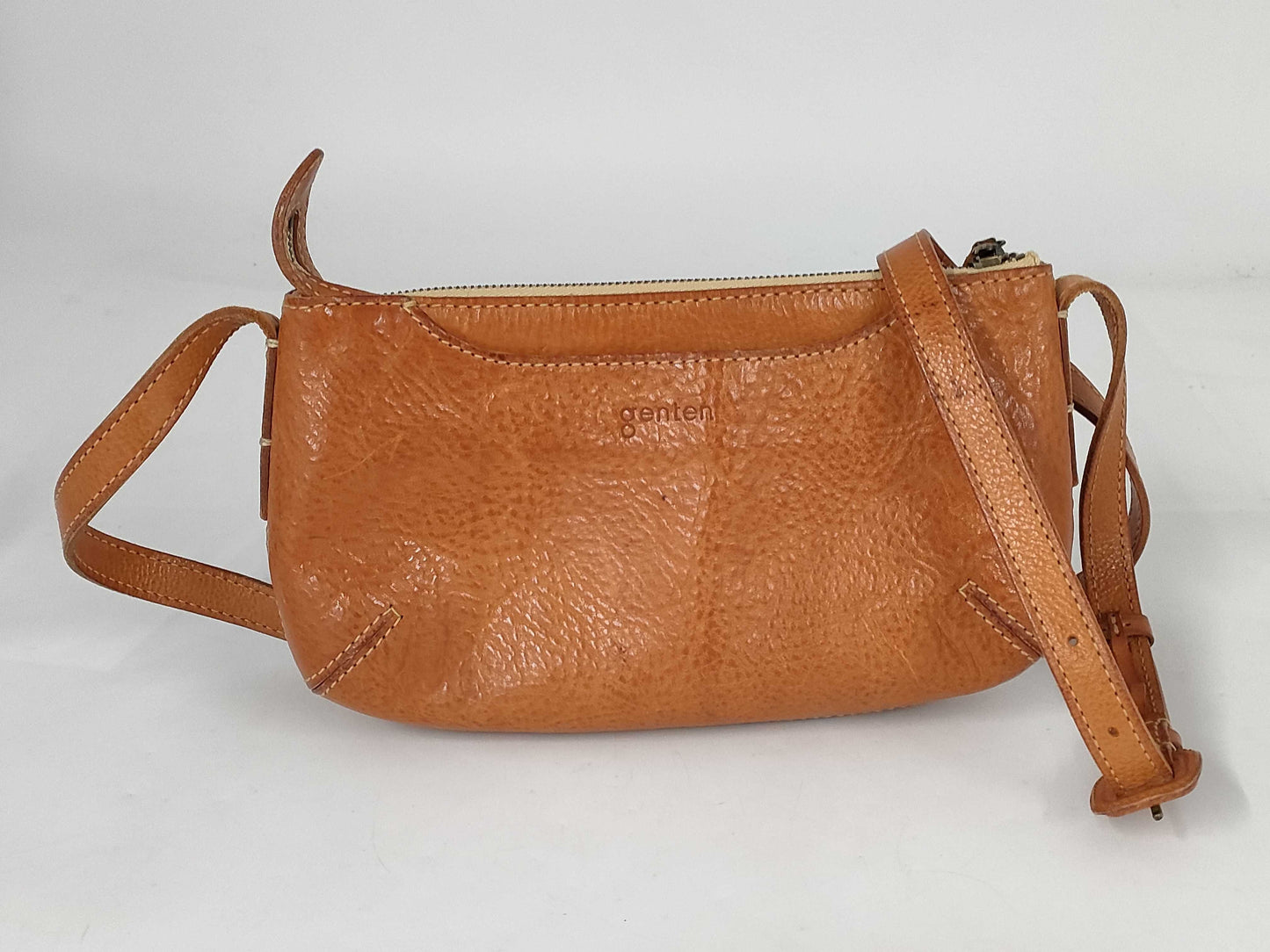 Genten Leather Shoulder Bag