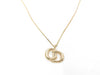 Dior Gold Logo Necklace Necklace