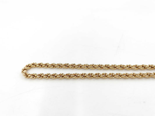 Dior Gold Oval Logo Necklace Necklace