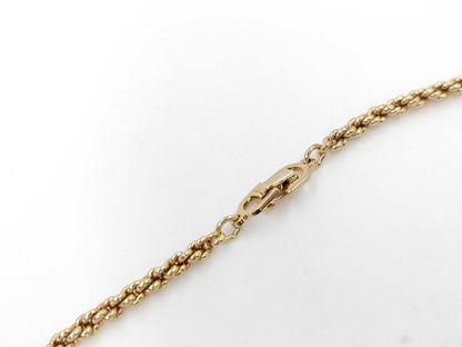 Dior Gold Oval Logo Necklace Necklace