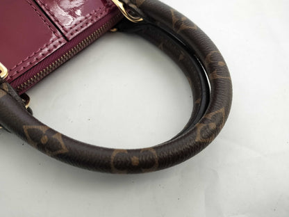 LOUIS VUITTON Louis Vuitton Alma BB Monogram Verni M54785 SN3158 Handbag