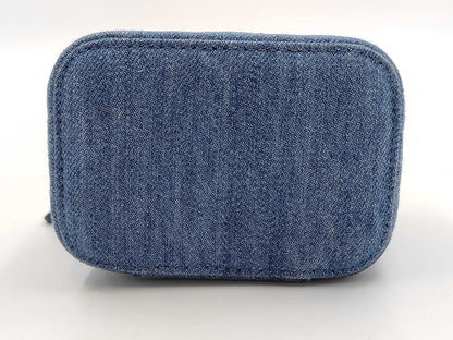 CHANEL Denim Vanity 31st Shoulder Bag