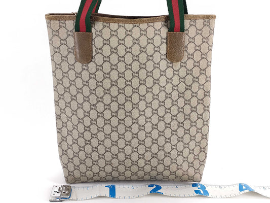 GUCCI GG Plus GUCCI Tote Bag gg Sherry Line Tote Bag