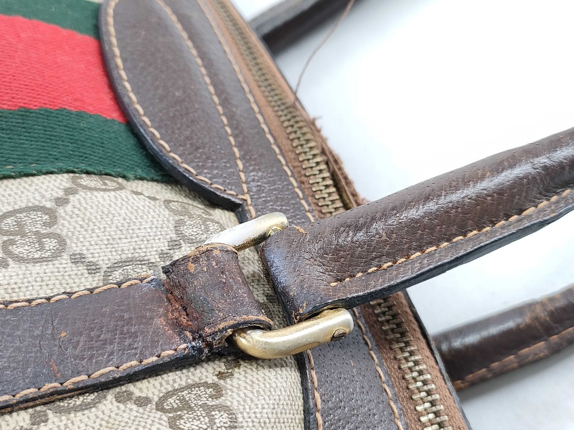 GUCCI GG Supreme GUCCI Boston Bag Sherry Line Boston Bag