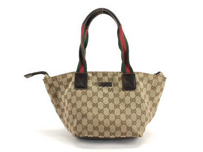 GUCCI GG Canvas GUCCI Handbag gg Sherry Line Tote Bag