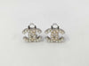 CHANEL CHANEL Cocomark Pearl Earrings Silver Earrings