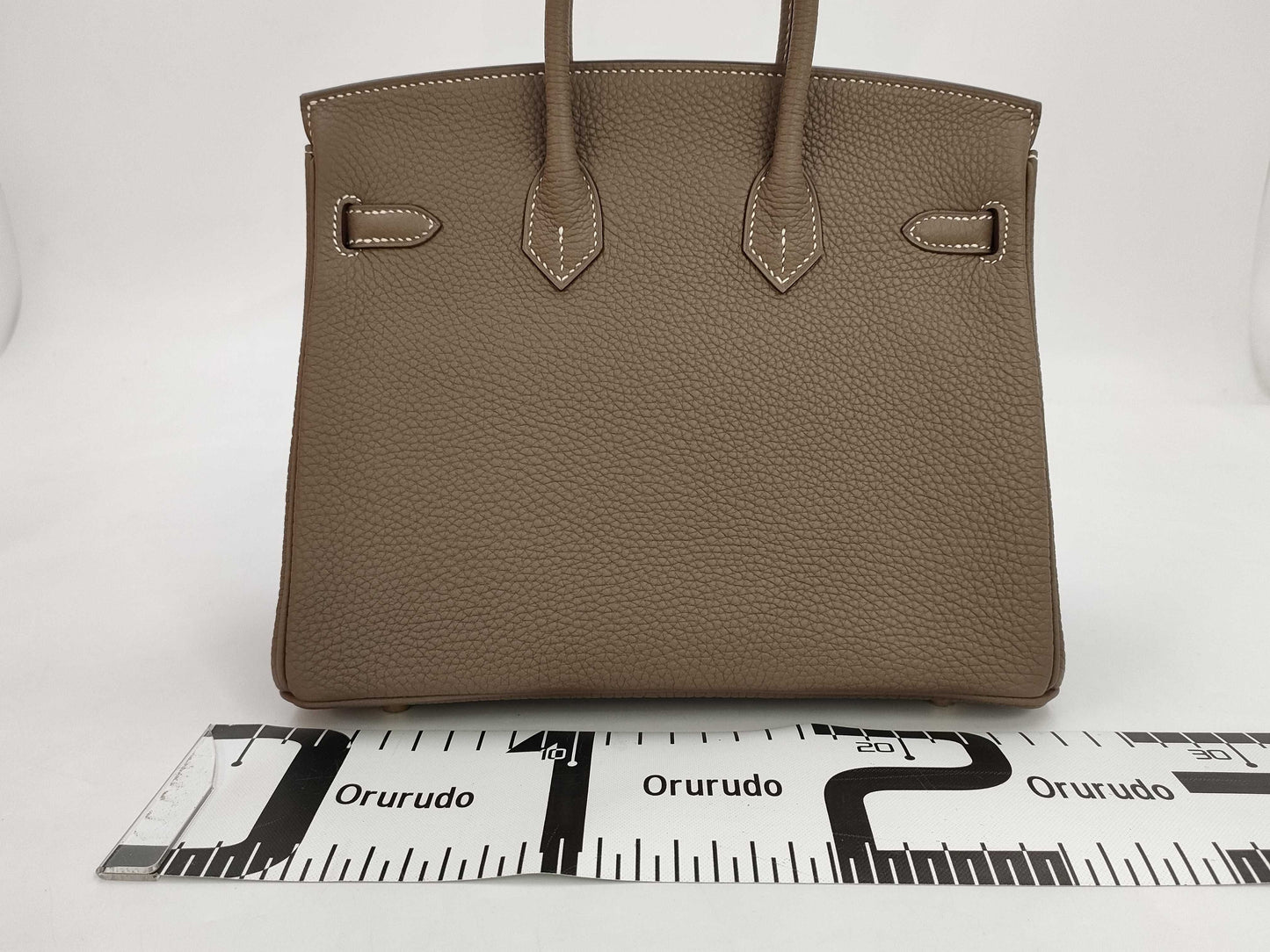 HERMES Birkin 25 Togo Etoup GP K Engraved Handbag