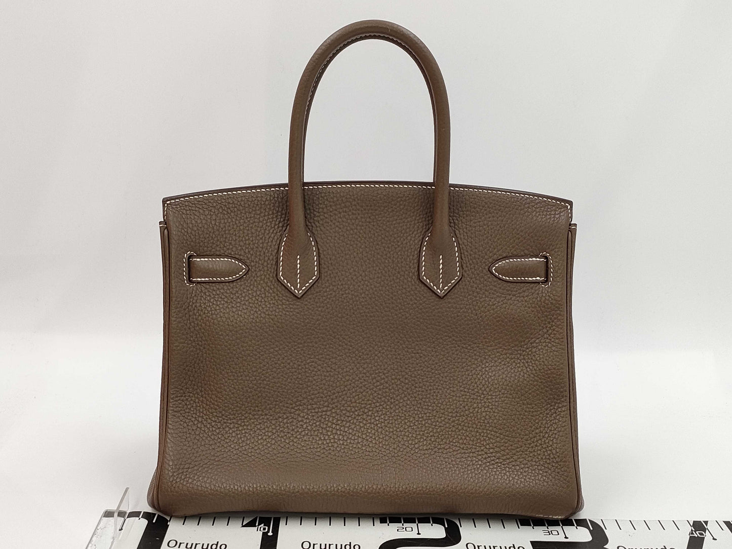 HERMES Birkin 30 Togo Etoup GP C Engraved Handbag