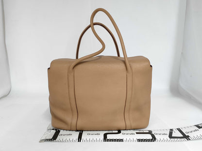 HERMES Initial Triyon Clemence Tabakcamel SS Bag