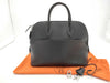 HERMES Boride 1923 31 Vo-Swift Black SS □I Engraved Handbag