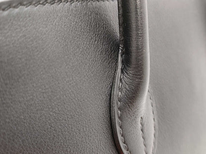 HERMES Boride 1923 31 Vo-Swift Black SS □I Engraved Handbag