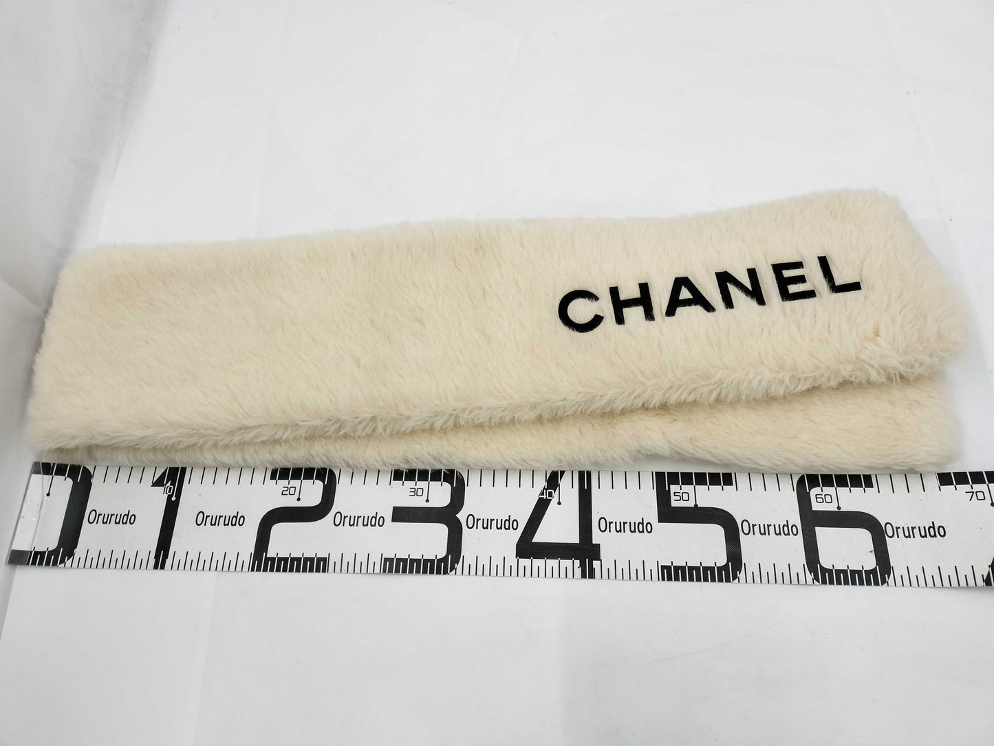 CHANEL Muffler Alpaca White Other Accessories