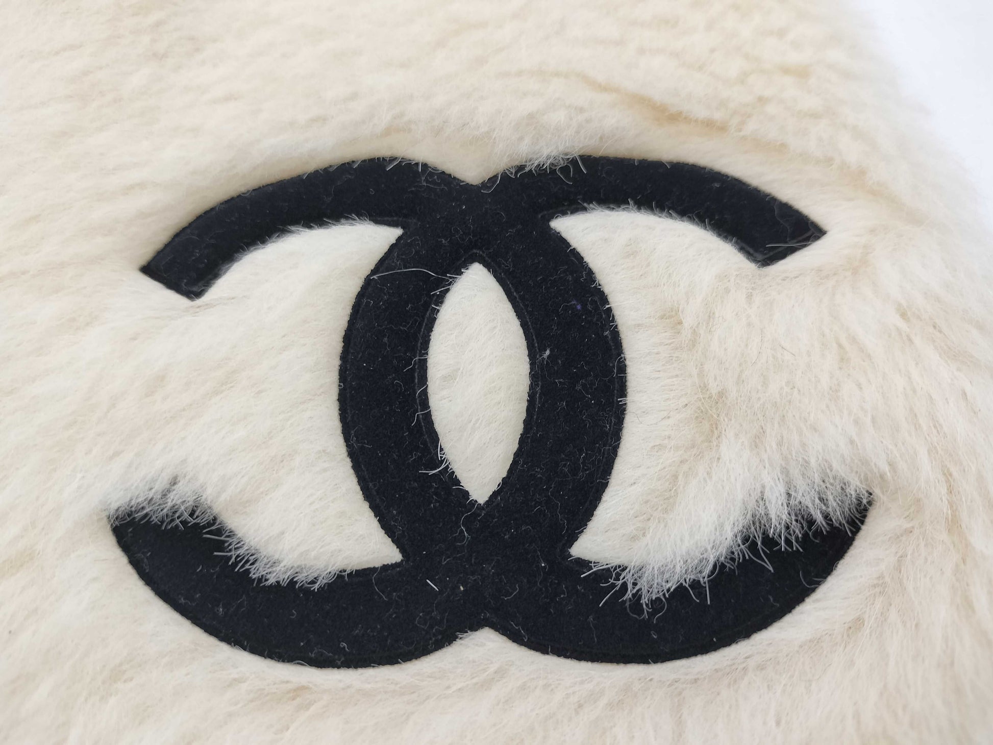 CHANEL Muffler Alpaca White Other Accessories