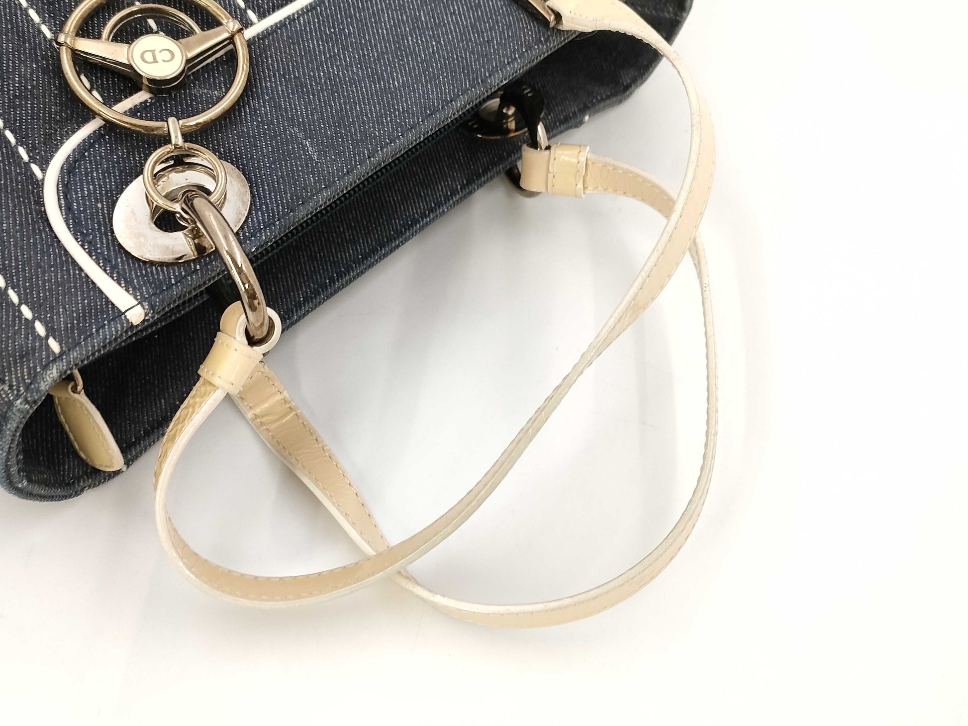 Dior Handbag Denim Blue GP Handbag