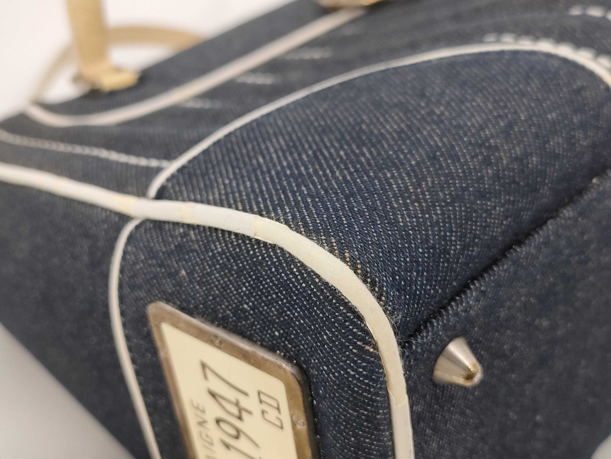 Dior Handbag Denim Blue GP Handbag