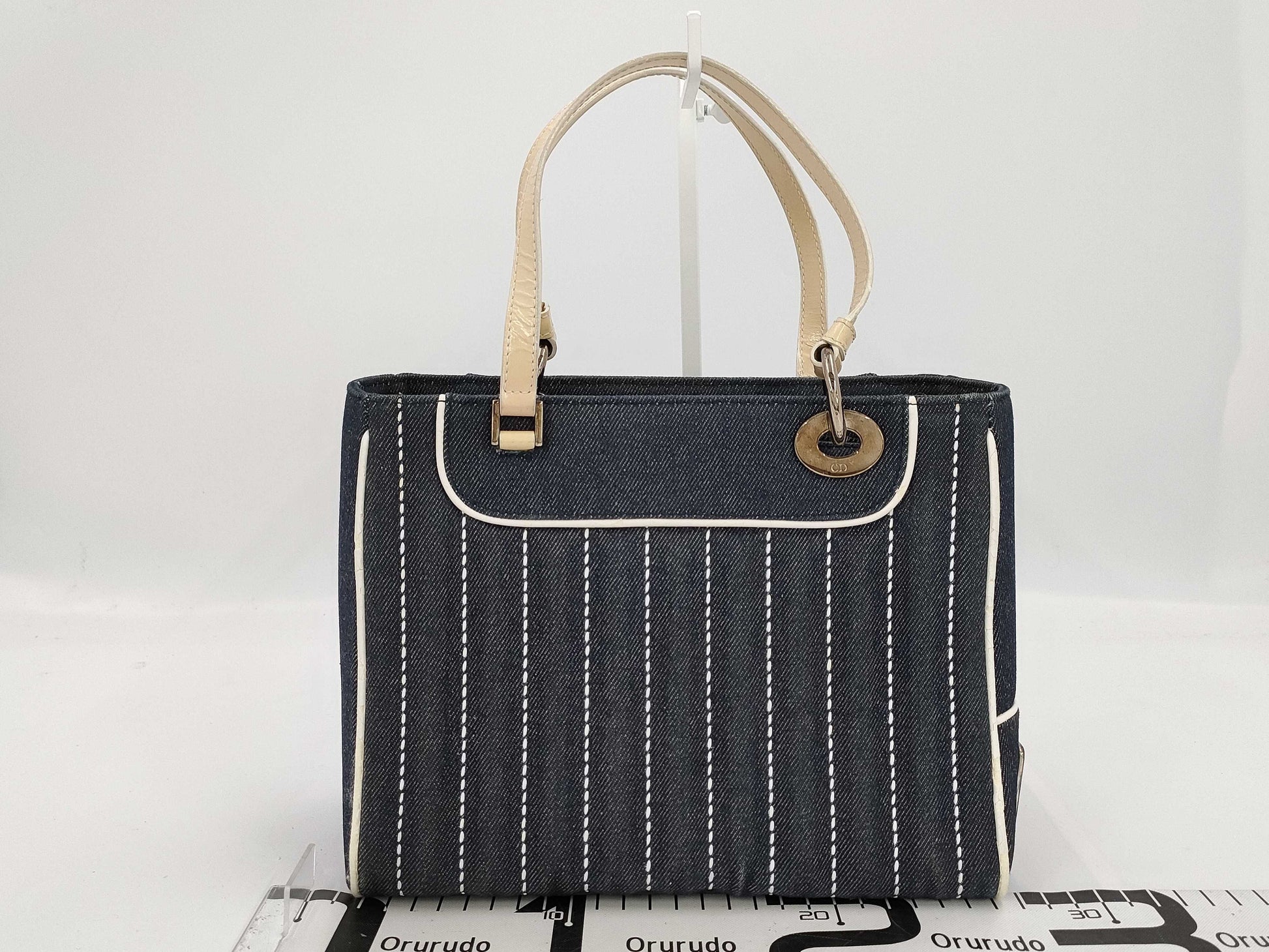 Dior Handbag Denim Blue GP Handbag