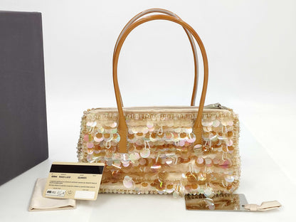 PRADA Purse Sequin Orange SS Handbag