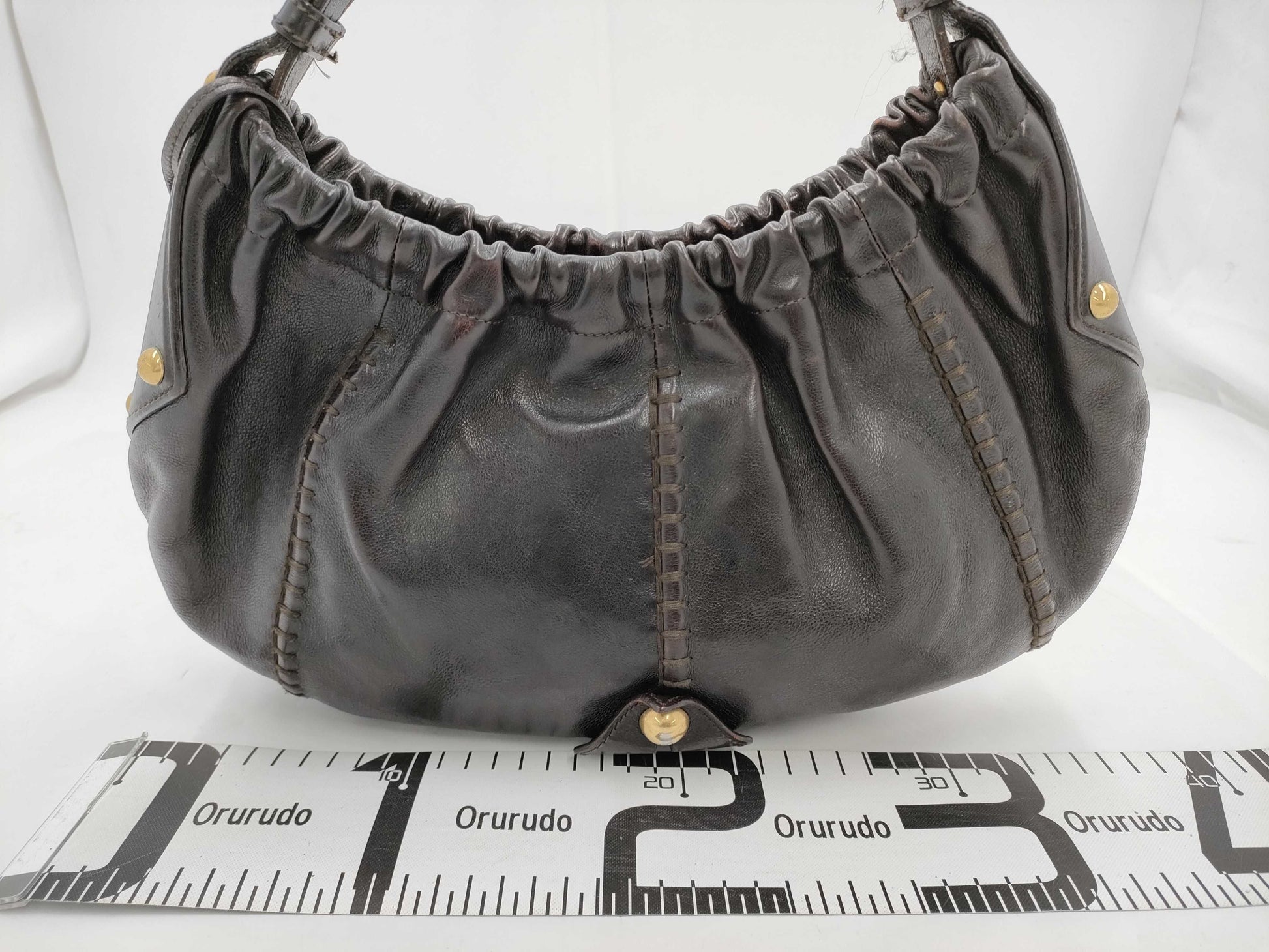 Yves Saint Laurent Mombasa Calfskin Brown GP Bag