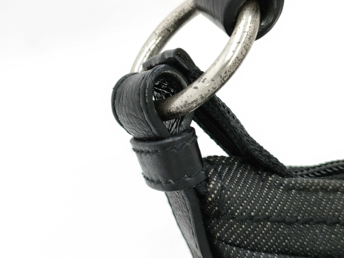 Yves Saint Laurent Mombasa Denim Black SS Shoulder Bag