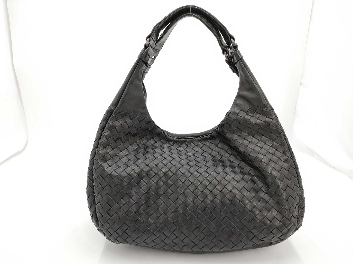 BOTTEGA VENETA Intrecciato Calfskin Black SS Handbag