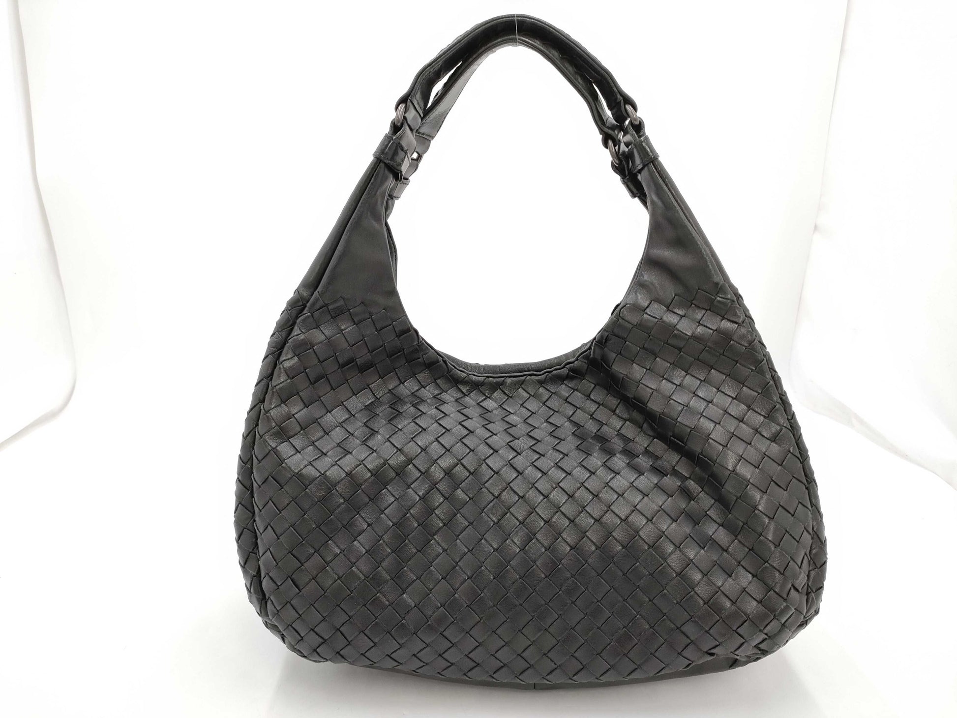 BOTTEGA VENETA Intrecciato Calfskin Black SS Handbag