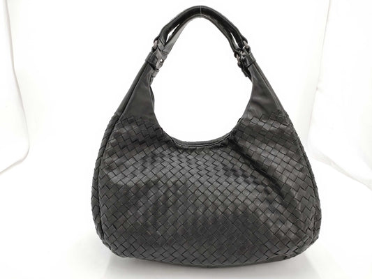 BOTTEGA VENETA Intrecciato Calfskin Black SS Handbag