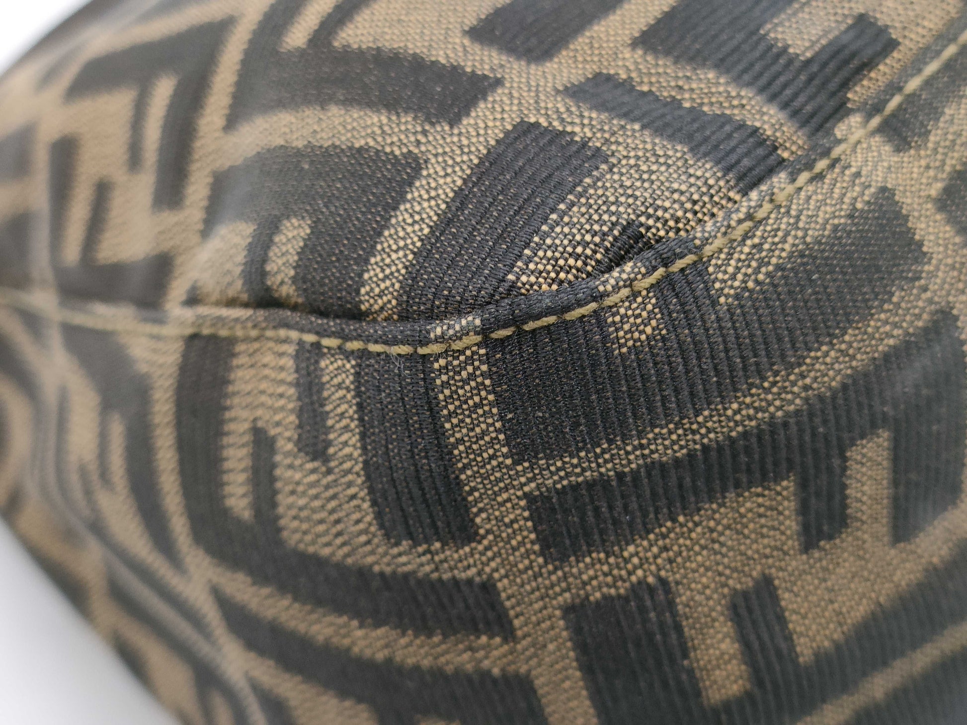 FENDI Mamma Bucket Medium Zucca Brown GP Shoulder Bag