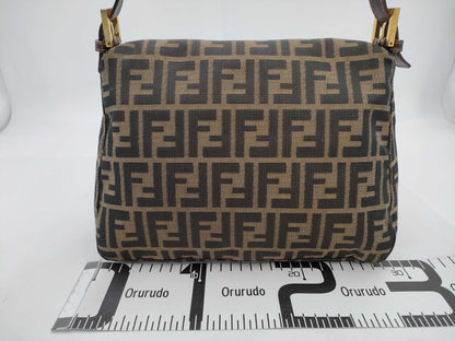 FENDI Mamma Bucket Medium Zucca Brown GP Shoulder Bag