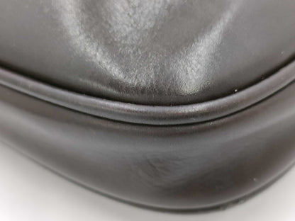 GUCCI Sherryline One Shoulder Calf Brown GP Shoulder Bag