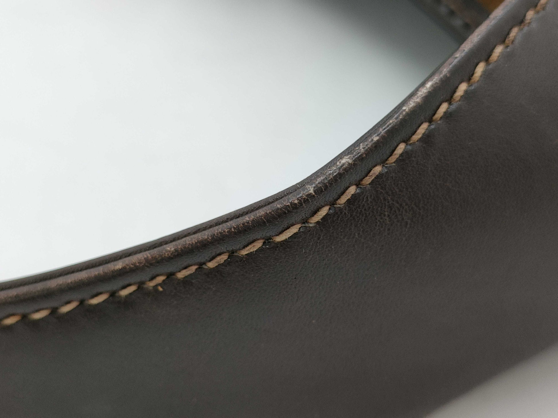 GUCCI Sherryline One Shoulder Calf Brown GP Shoulder Bag