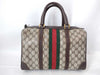 GUCCI GG Supreme GUCCI Sherry Boston Bag Beige/Brown W33cm with logo tag No model number Boston Bag