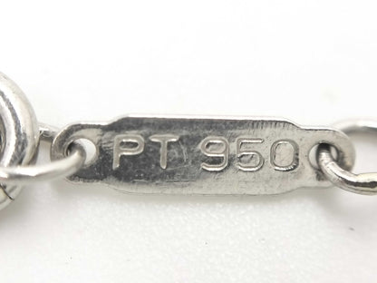 Tiffany&Co. Cross Diamond PT950 4.0g Necklace 