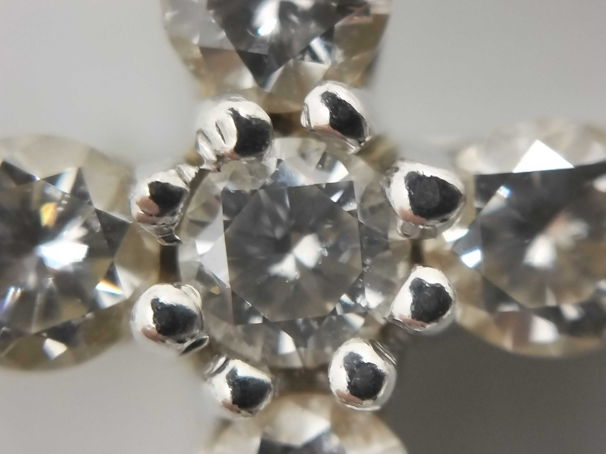 Tiffany&Co. Cross Diamond PT950 4.0g Necklace 